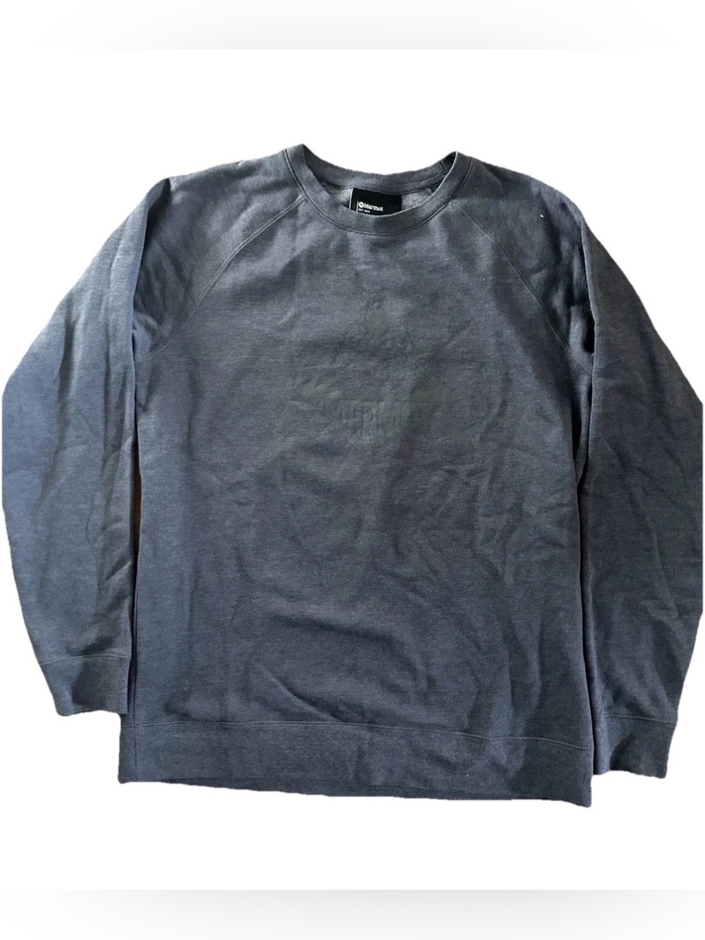 Marmot Grey  Pullover Sweater For Men Size Medium
